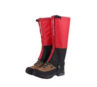 Hixingo Ghette Impermeabili Trekking, Neve Ghette, Escursioni Ghette Antivipera Campeggi Ghette Impermeabili Anti-zanzare, Idea per Giungla, Neve,Caccia, Alpinismo (Rosso,L)