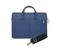 Hixingo Modo Borsa per Laptop 13 14 15 Pollici, Borsa PC Portatili Borsa Impermeabile Notbook Borsa a Tracolla con Cinghia per Trolley Multifunzionale Borsa Messenger (14”,blu)
