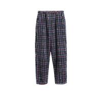 Hixingo pantaloni del pigiama lunghi donna in Flanella, pantaloni del Pigiama Donna Lungo Caldi Invernali con Elasticizzati in Vita Peluche Morbidi e Comodi per la Casa (Y47 Blu,M)