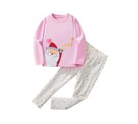 Hixingo Pigiama Bambino Invernale 1-8 Anni, Set di Pigiama da Bambini Invernale Parte Superiore del Pigiama e Pantalone del Pigiama per Bambini e Ragazzi (Stella Gialla,92)