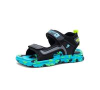 Hixingo Sandali Bambina e Ragazza 27-34, Colorato Sandalo Bambino Moda Scarpe Estive Bambina Light Floppy Sandali Bimba con Strappo, Principesse Scarpe Bimba Antiscivolo (Blu,32)