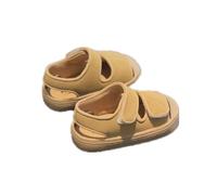 Hixingo Sandali Bambina, Moda Scarpe Open Toe Estive Bambina Light Floppy Sandali Bimba, 1-36 Mesi Principesse Scarpe Bimba Antiscivolo per Interni ed Esterni (Cachi,25)