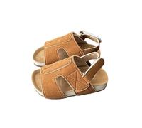 Hixingo Sandali Bambina, Moda Scarpe Open Toe Estive Bambina Light Floppy Sandali Bimba, Principesse Scarpe Bimba Antiscivolo per Interni ed Esterni 21-30EU (Cammello,30)
