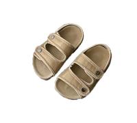 Hixingo Sandali Bambina, Moda Scarpe Open Toe Estive Bambina Light Floppy Sandali Bimba, Principesse Scarpe Bimba Antiscivolo per Interni ed Esterni 21-30EU (2178-Cachi,25)