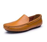 Hixingo Scarpe da Guida da Uomo in Pelle (2028 Marrone,40)