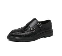 Hixingo Scarpe Eleganti Uomo Comode, 38-46 EU Scarpe da Sera Estive Classiche Mocassino Uomo Elegante Comode Basse per Affari, Ufficio, Lavoro, Matrimoni (R188 Nero,40)