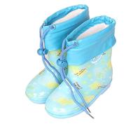 Hixingo Stivali Pioggia Bambino e Bambina, Pile rimovibile per l'inverno Scarpe Bambine e Ragazze/Scarpe Bambini e Ragazzi, Antiscivolo Impermeabili Stivali per Bambini (Stelle,25)