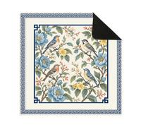 Hixingo Tappetino da Gioco per Mahjong 50-90cm (Uccellino,80x80cm) | Antiscivolo e Silenzioso, Protezione per Tavolo, Giochi da Tavolo per Carte, Chinoiserie Mahjong, Domino, Riunioni Famiglia