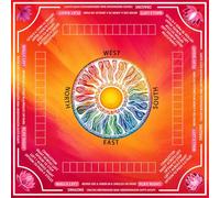 Hixingo Tappetino da Mahjong Stampa Multicolore (Rosso,60x60cm)