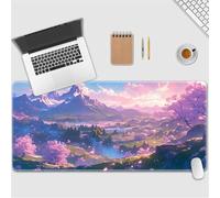 Hixingo Tappetino Mouse, Serie Rosa Sakura, Tappetino Mouse XXL/XL/L, Tappetino Mouse Gaming con Base in Antiscivolo e Bordi Cuciti, Mouse Pad per Ufficio e Casa (Sakura 8,600x300x3mm)