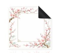 Hixingo Tappetino per Mahjong Fiore di Pruno Stile Cinese (Rosa)