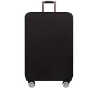 Hixingo Tinta Unita Coperture per Valigie Coprivaligie Da Viaggio Copri Valigia Grande Valigia Protettore Elastico Trolley Custodia Protettiva Bagagli da Viaggio (Nero,XL (30-32 Pollici))