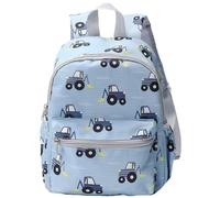 Hixingo Zaino per Bambini Piccoli e Elementari 4-10Anni, Zaino Scuola per Ragazze e Ragazzi in Stile Cartone Animato Leggero e Spazioso (Auto spazzatrice,23x12x29cm)
