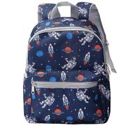 Hixingo Zaino per Bambini Piccoli e Elementari 4-10Anni, Zaino Scuola per Ragazze e Ragazzi in Stile Cartone Animato Leggero e Spazioso (Astronauta razzo,23x12x29cm)