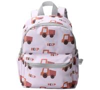 Hixingo Zaino per Bambini Piccoli e Elementari 4-10Anni, Zaino Scuola per Ragazze e Ragazzi in Stile Cartone Animato Leggero e Spazioso (Auto robot,23x12x29cm)
