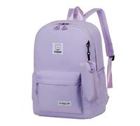 Hixingo Zaino Scuola, Zainetto per Scuola Superiore Università, Zaino Lavoro Zaino da Viaggio Zaino Capiente, Zaino per Scuole Escursionismo Campeggio (Viola,46x30x14cm)