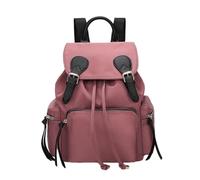 Hixingo Zaino Scuola, Zainetto per Scuola Superiore Università, Zaino Lavoro Zaino da Viaggio Zaino Capiente, Zaino per Scuole Escursionismo Campeggio (Rosa scuro,32 * 29 * 15cm)