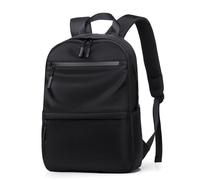 Hixingo Zaino Scuola, Zainetto per Scuola Superiore Università, Zaino Lavoro Zaino da Viaggio Zaino Capiente, Zaino per Scuole Escursionismo Campeggio (Nero)