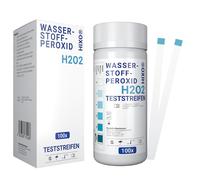 HIXO 100x H2O2 Strisce test - Test per perossido di idrogeno in acqua per 0-100