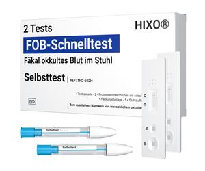 HIXO Test rapido FOB - Screening precoce del cancro intestinale 2 pz T