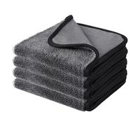 HIYAA Shiny Bath - Panno asciutto per cabine doccia, 4 pezzi, 30 x 40 cm, Fast Dry XXL, per rimuovere l'acqua in doccia e bagno