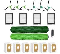 HIYOUNG Ricambi compatibili con iRobot Roomba Max 705 Combo/706 Combo, 2 spazzole principali, 4 filtri, 6 spazzole laterali, 6 sacchetti per la polvere