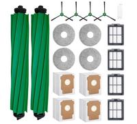 HIYOUNG Ricambi per iRobot Roomba Plus 505/405 Combo, 2 Spazzole Principali 4 Filtri 4 Salviette 4 Spazzole Laterali 4 Sacchetti Accessori