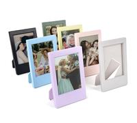 HIYQIN 2 x 3 pollici Mini cornice portafoto 2 x 3 pollici compatibile con Fujifilm Instax Mini Evo/12/11/9/8/7+ 90 film istantaneo Polaroid 2 x 3 cornici portafoto - 7 pezzi