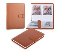 HIYQIN Album fotografico per Instax Wide Film 3,5 x 4,25, 80 tasche con finestra per foto, adatto per Fujifilm Instax Wide 400/300/210/200/Polaroid 600 i-Type, verde