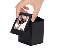 HIYQIN Custodia per Foto Instax Square SQ, Porta Foto Quadrata Compatibile con Fotocamere Istantanee Fujifilm Instax Square SQ1 SQ20 SQ40 SQ10 SQ6 SP-3 - Colore Nero
