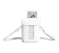 HIYQIN Custodia per stampante Mini Link 3, in pelle PU, adatta per Fuji Mini Link 3 Smartphone Printer, Link3-bianco, Mini Link 3-PU Case, Mini Link 3 - Custodia per smartphone