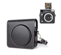 HIYQIN Custodia Protettiva Compatibile con Fotocamera Istantanea Fujifilm Instax Square SQ40, Custodia in pelle per fotocamera Instax Sq40 - Nero Classico