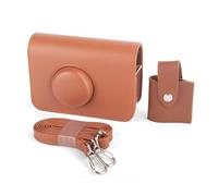 HIYQIN Custodia protettiva compatibile con la fotocamera a pellicola KODAK H35/H35N/F9/VIBE 501F, borsa per il trasporto in pelle PU e custodia per la conservazione della pellicola - Marrone