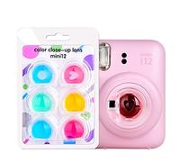 HIYQIN Filtri per Lenti Compatibili con Fotocamera Istantanea Fujifilm Instax Mini 12, Filtro per obiettivo Instax Mini 12, Set di Filtri per Lenti Colorate 6 in 1 Close-Up