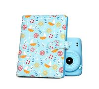 HIYQIN Mini Album Fotografico 128 Tasche Compatibile con Fujifilm Instax Mini 12 11 9 8 8+ 7s 25 70 90, Mini Link Drucker/Share SP-1-Drucker, Polaroid Snap PIC-300 / Z2300