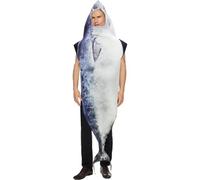 HiyyFloy Costume Pesce per Adulti Divertente Animale Marino - Costume Pesce di Halloween Pescatore Funky: Costume Pescatore di Pesca sotto Il Mare
