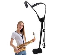 HiyyFloy Imbracatura per Sassofono Comodo Gancio per Tracolla per Sassofono Tracolla per Supporto per Sassofono in Metallo Alluminio per Sassofono Contralto Sax