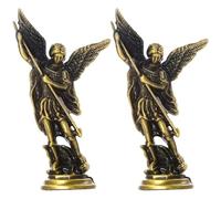 HiyyFloy Statuetta Cristiana di, Arcangelo Che Sconfigge Satana, Statuette in Lega di Zinco, per Casa, Stanza, Il Tavolo E Scrivania.