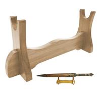 HiyyFloy Supporto per Bacchetta in Legno Nero Mini Supporto per Spada Samurai Supporto per Bacchetta Supporto per Lama a Un Livello Supporto per Display per Pugnale Portaspada Corto