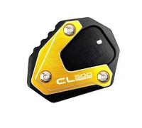 HIZORB Cavalletto Laterale Piastra di Supporto per Estensione del Cavalletto Laterale del Cavalletto per Moto per Honda CL500 CL 500 2023(Gold)