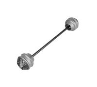 HIZORB Protezione per Ruote per Ducati Diavel 1260/S 2019-2020 Moto Anteriore ASSE Ruota Posteriore Forcella Crash Sliders(Front Wheel Titanium)