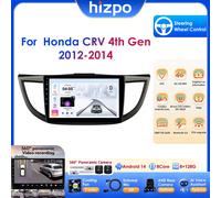 Hizpo 10.1 "2 Din Autoradio Carplay per Honda CRV 2012-2016 Android 13 Navigazione GPS Lettore multimediale Audio Stereo SWC BT 4G