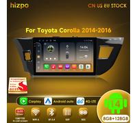 Hizpo 2din Carplay per Toyota Corolla 2014 2015 2016 Android14 Autoradio Radio Multimedia Video Player Navigazione GPS Bluetooth