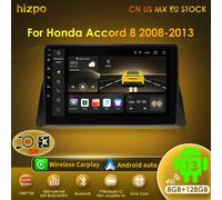 Hizpo 2 Din Autoradio Android 13 Per Honda Accord 8 2008-2013 Lettore Multimediale GPS Navi Stereo RDS Bluetooth Carplay 8G 128G