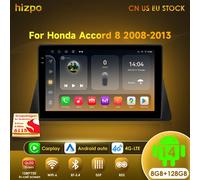 Hizpo 2 Din Autoradio Android 14 Per Honda Accord 8 2008-2013 Lettore Multimediale GPS Navi Stereo RDS Bluetooth Carplay 8G 128G