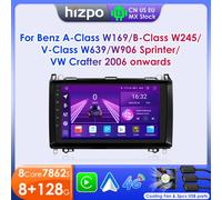 Hizpo 2 Din Autoradio Per Mercedes Benz B200 Sprinter W906 W639 AB Classe W169 W245 Viano Vito Wireless CarPlay Android Auto 2din