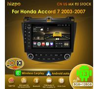 10.1 pollici 2 Din Android 13 8G RAM 128G ROM autoradio lettore multimediale per Honda ACCORD 7 P1L(4Core 1G 16G)