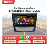 Hizpo 6115 Radio Per Mercedes Benz Classe E W211 E300 E350 E240 4G Auto Multimediale GPS 2din Autoradio CarPlay Android Auto WIFI BT QS1 (3GB 32GB)