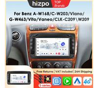 Hizpo 7 "Android Car Smart Systems Per Mercedes Benz CLK W209 C209 W168 W203 W463 Vito Viano 1998-2006 GPS Navi Stereo Carplay P2CP (4core 2G 32G)