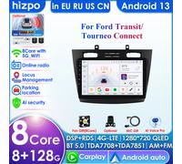 Hizpo 7862 8-Core Carplay 4G 10.1 '' Sistemi intelligenti per auto Android Autoradio per Ford Transit Connect 2005-2014 Tourneo Connect S1(8Core 3G 32G) DVR